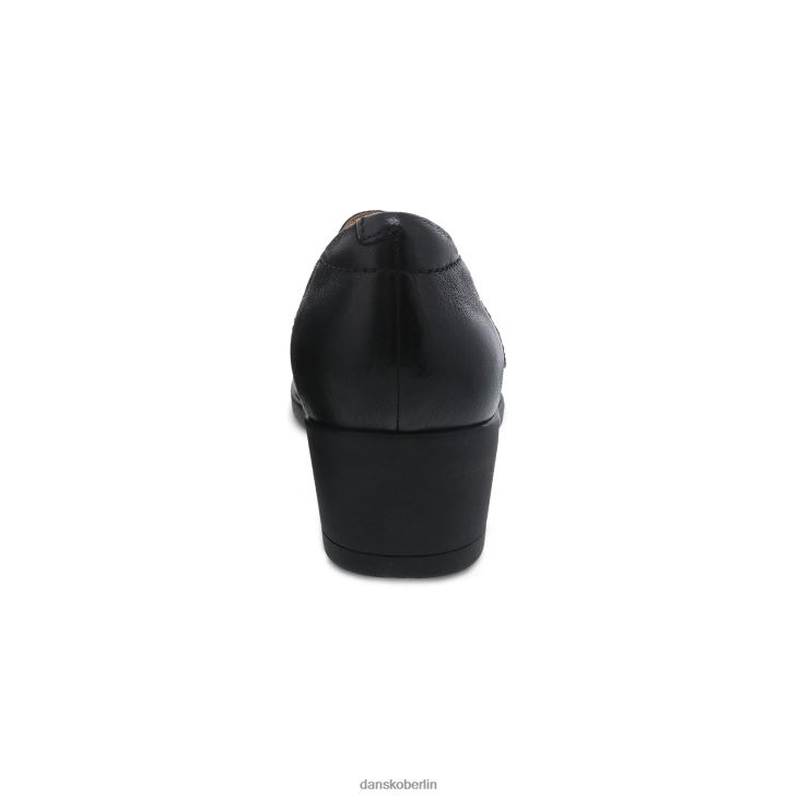 Dansko Frauen callista schwarz brüniertes Nubuk Mary janes L6BV60156