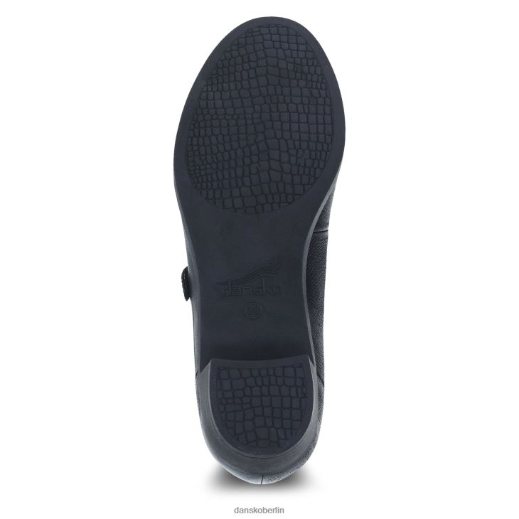 Dansko Frauen callista schwarz brüniertes Nubuk Mary janes L6BV60156
