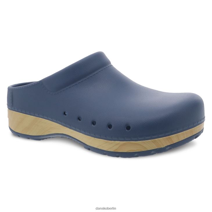 Dansko Frauen Kane Blau Pantoletten und Slipper L6BV60163