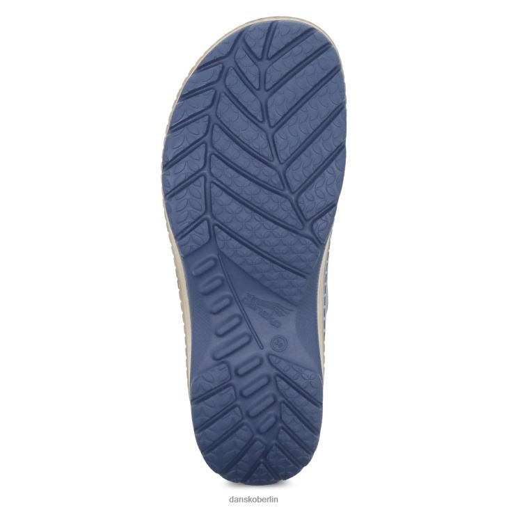 Dansko Frauen Kane Blau Pantoletten und Slipper L6BV60163