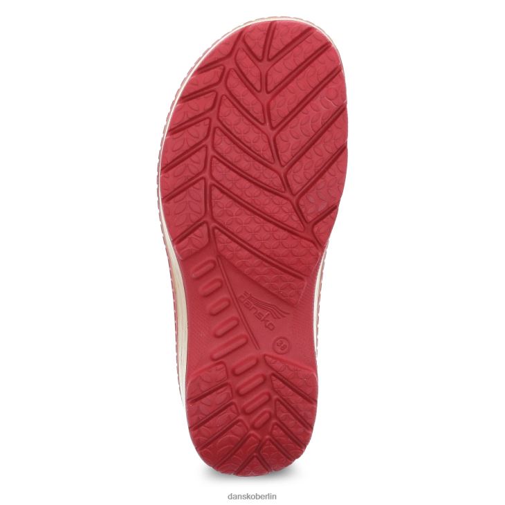 Dansko Frauen Kane Rot Pantoletten und Slipper L6BV60162