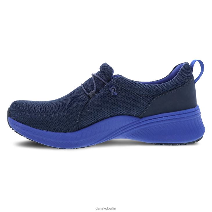 Dansko Frauen Marlee marineblaues Mesh Pantoletten und Slipper L6BV60193