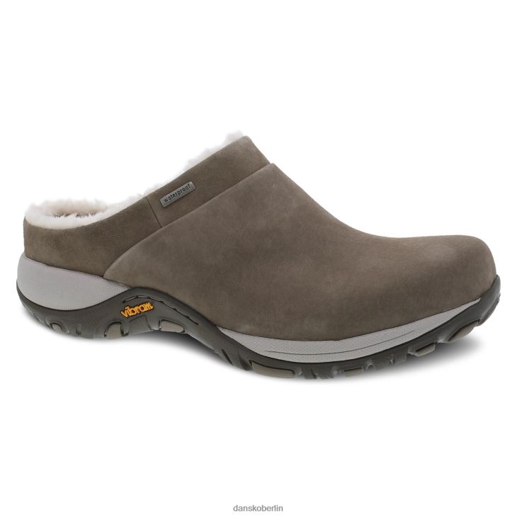 Dansko Frauen Pfarrer Walnuss-Wildleder Pantoletten und Slipper L6BV60180