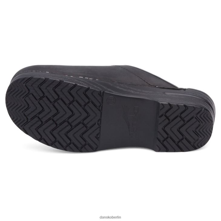 Dansko Frauen Sonja schwarz geölt Pantoletten und Slipper L6BV60171