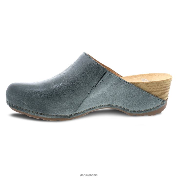Dansko Frauen Talulah Denim gefräst, brüniert Pantoletten und Slipper L6BV60186