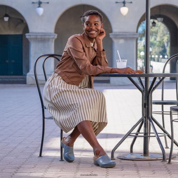 Dansko Frauen Talulah Denim gefräst, brüniert Pantoletten und Slipper L6BV60186