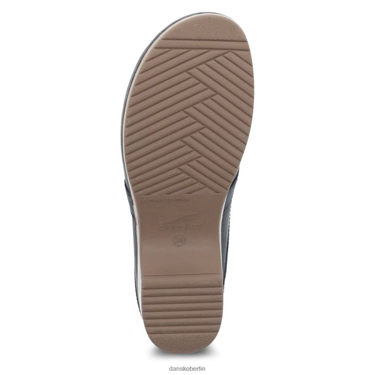 Dansko Frauen bel Schwarz geölter Pull-up Pantoletten und Slipper L6BV60174