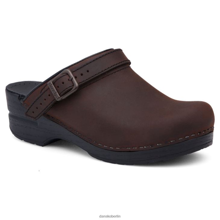 Dansko Frauen ingrid antikbraun/schwarz Pantoletten und Slipper L6BV60170