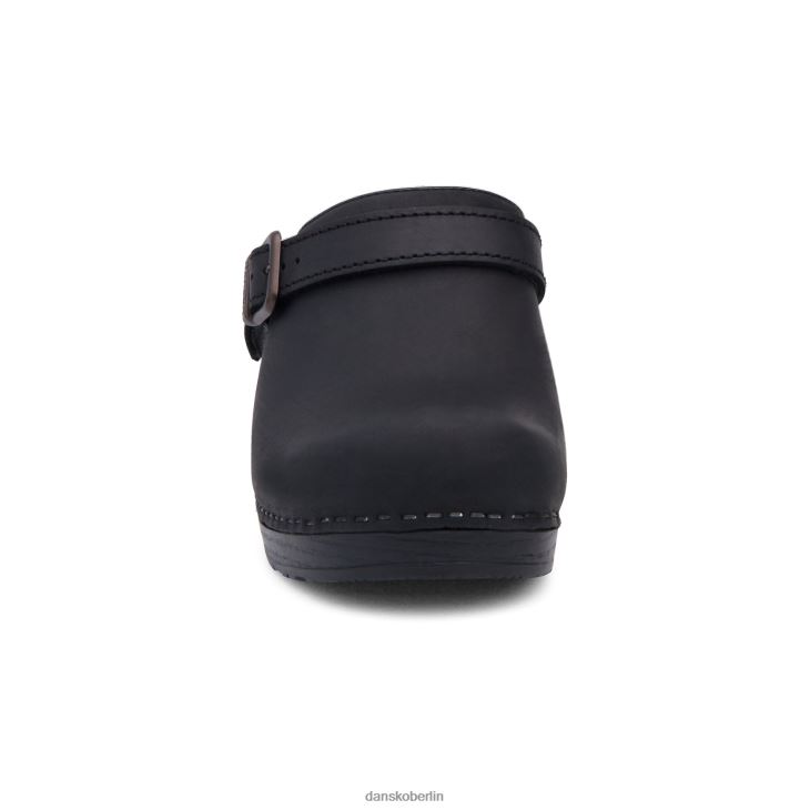 Dansko Frauen ingrid schwarz geölt Pantoletten und Slipper L6BV60169
