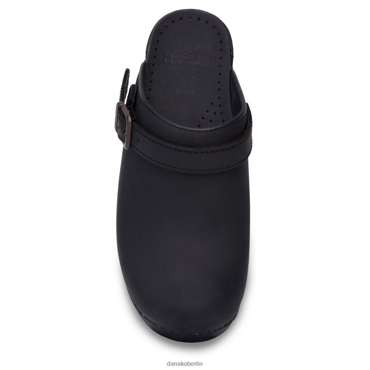 Dansko Frauen ingrid schwarz geölt Pantoletten und Slipper L6BV60169