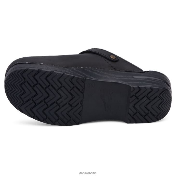 Dansko Frauen ingrid schwarz geölt Pantoletten und Slipper L6BV60169