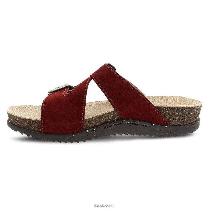Dansko Frauen Dayna Zinnober-Wildleder Sandalen L6BV60100