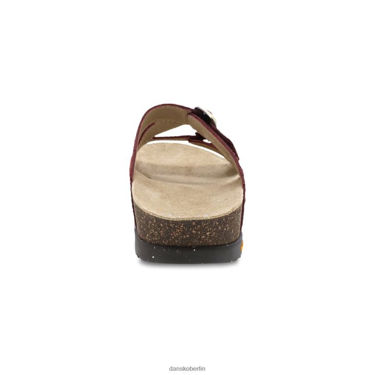 Dansko Frauen Dayna Zinnober-Wildleder Sandalen L6BV60100