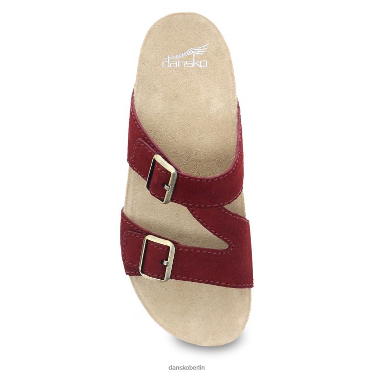 Dansko Frauen Dayna Zinnober-Wildleder Sandalen L6BV60100