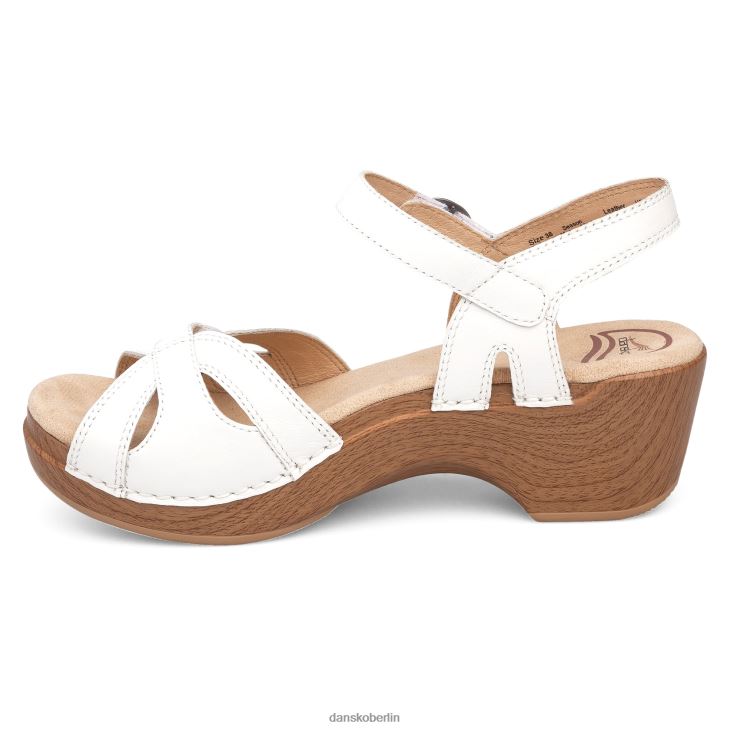 Dansko Frauen Jahreszeit weißes Vollkorn Sandalen L6BV60121