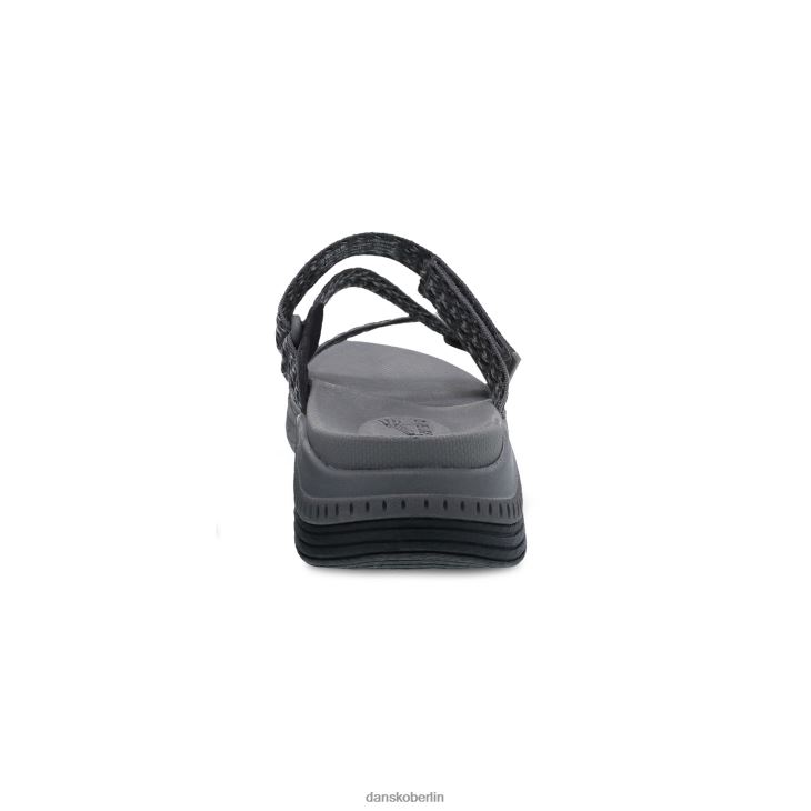 Dansko Frauen Rosette graues Multi-Gurtband Sandalen L6BV6071