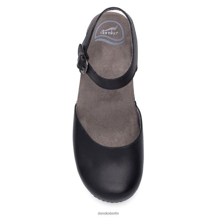 Dansko Frauen Sam schwarzes, weiches Vollkorn Sandalen L6BV60139