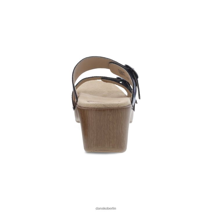 Dansko Frauen Sophie Metallic-Streifen Leder mit metallischen Streifen Sandalen L6BV60136