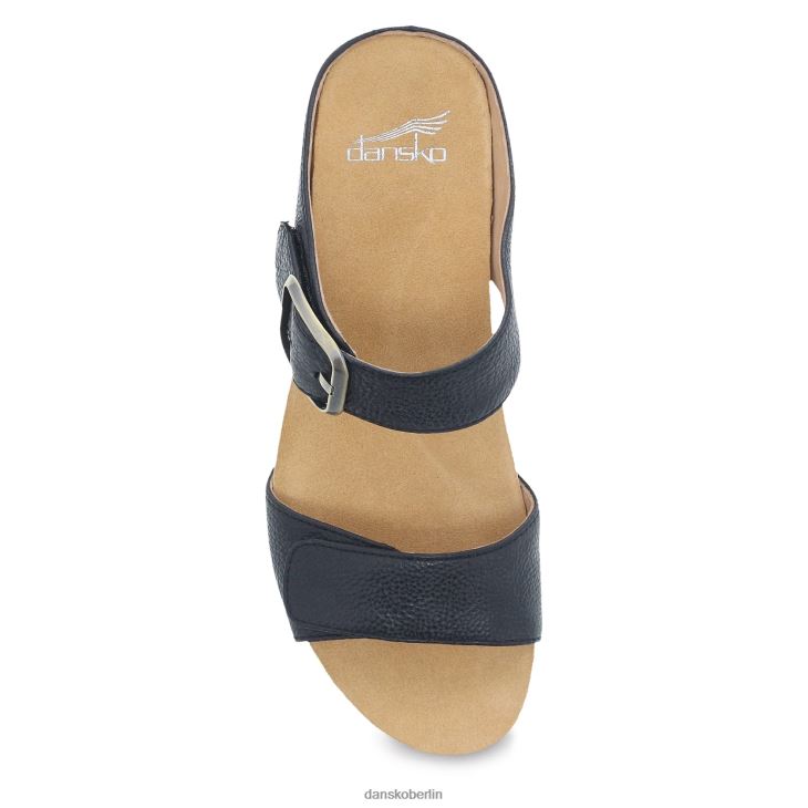 Dansko Frauen Tanja schwarz gefräst brüniert Sandalen L6BV6081