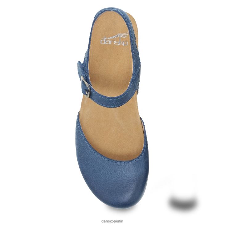 Dansko Frauen Tiffani blau gefräst brüniert Sandalen L6BV6097