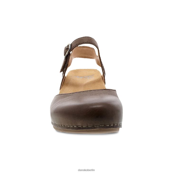 Dansko Frauen Tiffani braun gefräst brüniert Sandalen L6BV6098