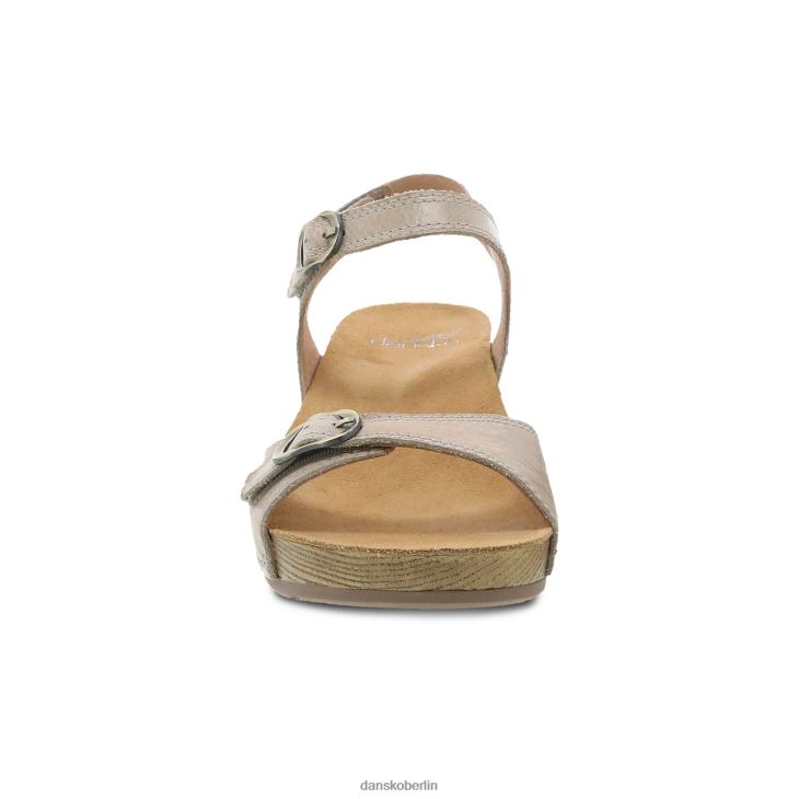 Dansko Frauen Tricia Leinen gewalkt, brüniert Sandalen L6BV60133