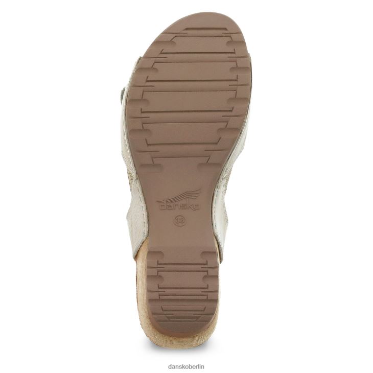 Dansko Frauen Tricia Leinen gewalkt, brüniert Sandalen L6BV60133