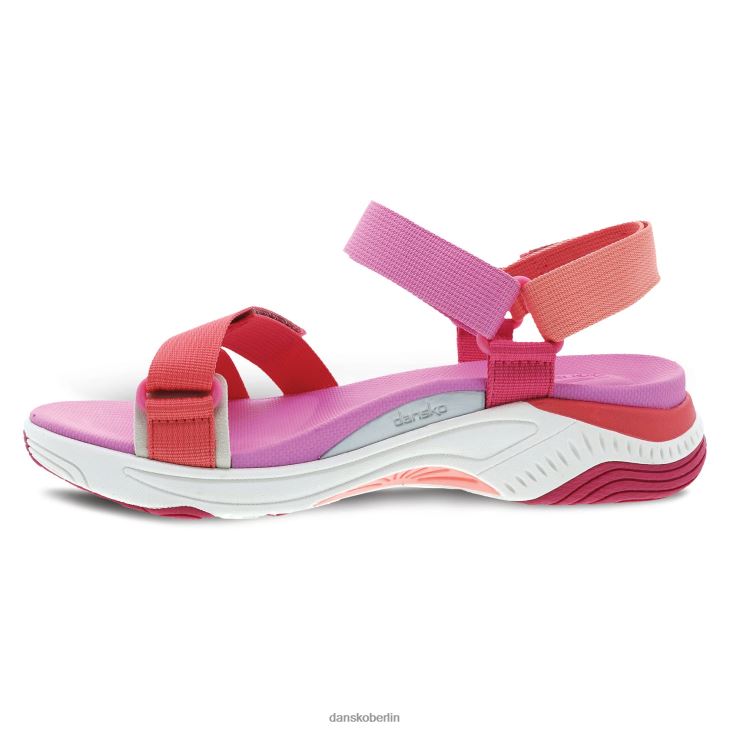 Dansko Frauen racquel Erdbeer-Multi-Gurtband Sandalen L6BV6064