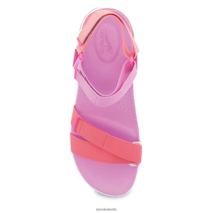 Dansko Frauen racquel Erdbeer-Multi-Gurtband Sandalen L6BV6064