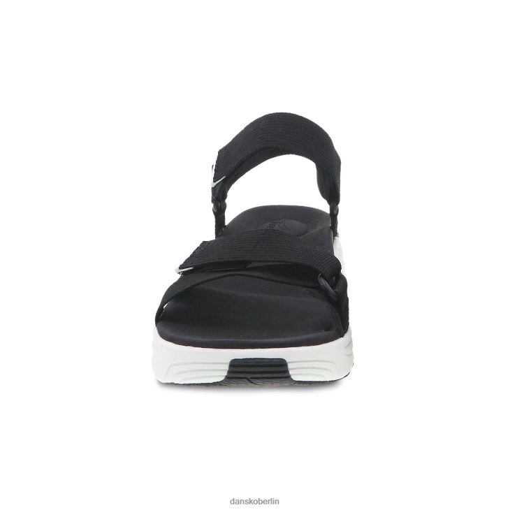 Dansko Frauen racquel schwarzes Gurtband Sandalen L6BV6065