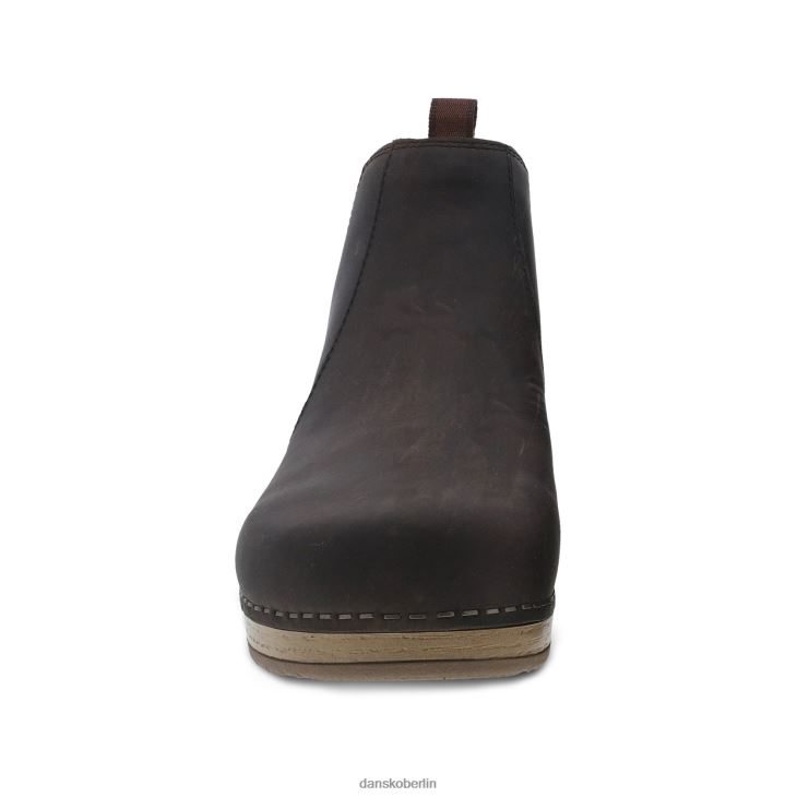 Dansko Frauen Becka Braun geölter Pull-up Stiefel und Stiefeletten L6BV60224