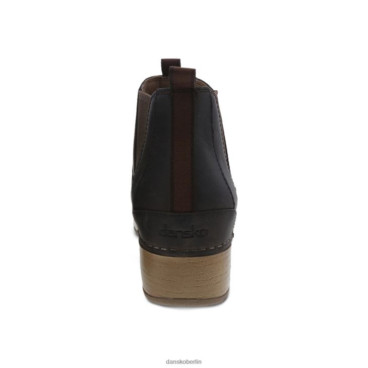 Dansko Frauen Becka Braun geölter Pull-up Stiefel und Stiefeletten L6BV60224