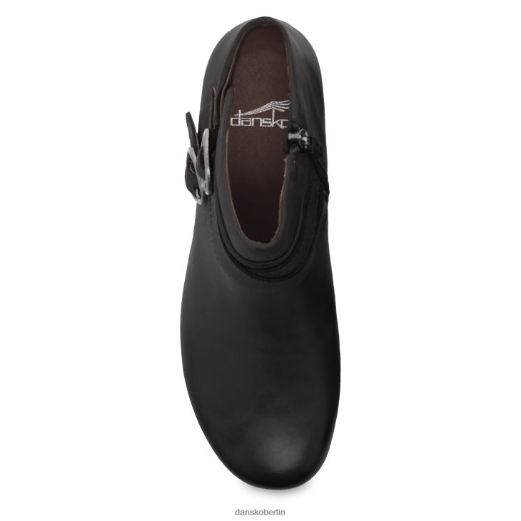 Dansko Frauen Faithe schwarz brüniertes Nubuk Stiefel und Stiefeletten L6BV60228