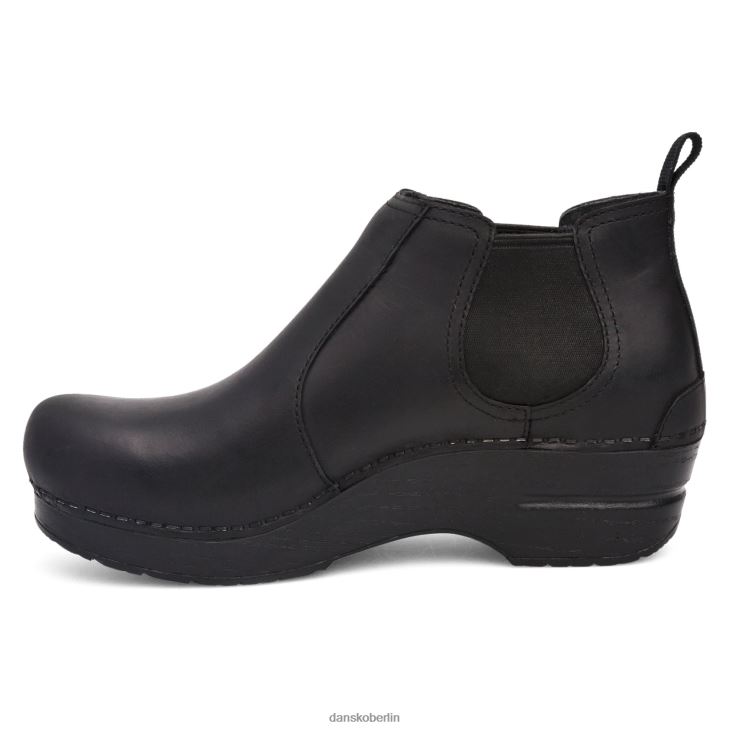 Dansko Frauen Frankie schwarz geölt Stiefel und Stiefeletten L6BV60223