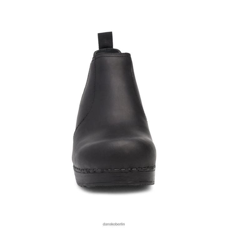 Dansko Frauen Frankie schwarz geölt Stiefel und Stiefeletten L6BV60223