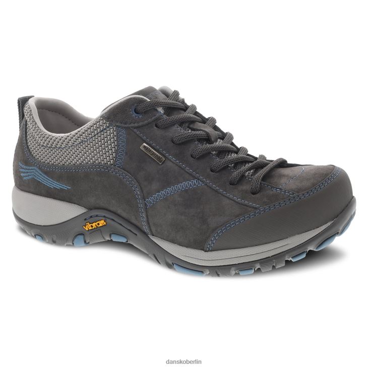 Dansko Frauen Paisley grau/blaues Wildleder Turnschuhe & Outdoor L6BV60208