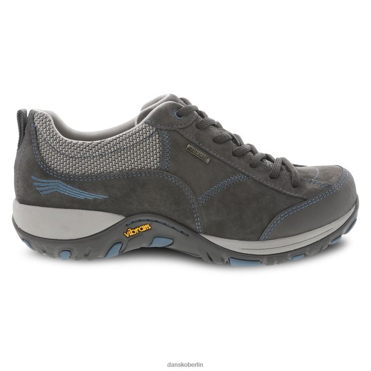 Dansko Frauen Paisley grau/blaues Wildleder Turnschuhe & Outdoor L6BV60208