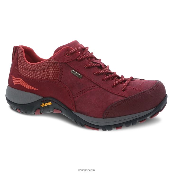 Dansko Frauen Paisley rotes brüniertes Wildleder Turnschuhe & Outdoor L6BV60209