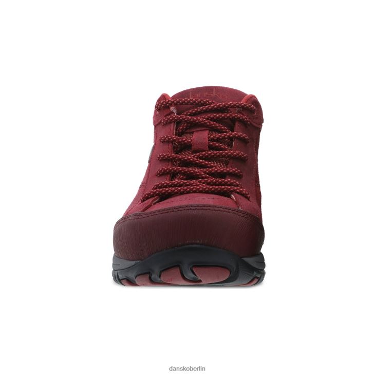 Dansko Frauen Paisley rotes brüniertes Wildleder Turnschuhe & Outdoor L6BV60209