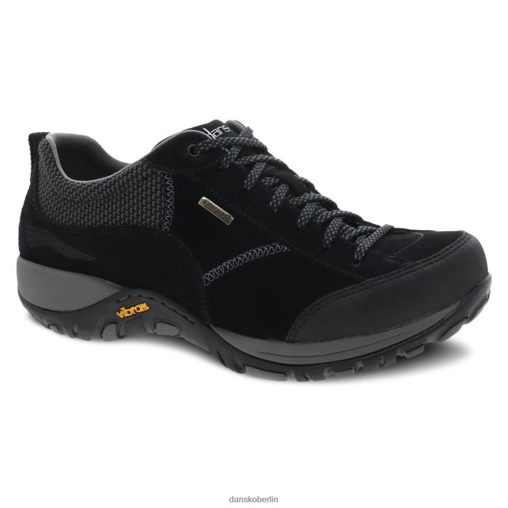 Dansko Frauen Paisley schwarzes Wildleder Turnschuhe & Outdoor L6BV60206
