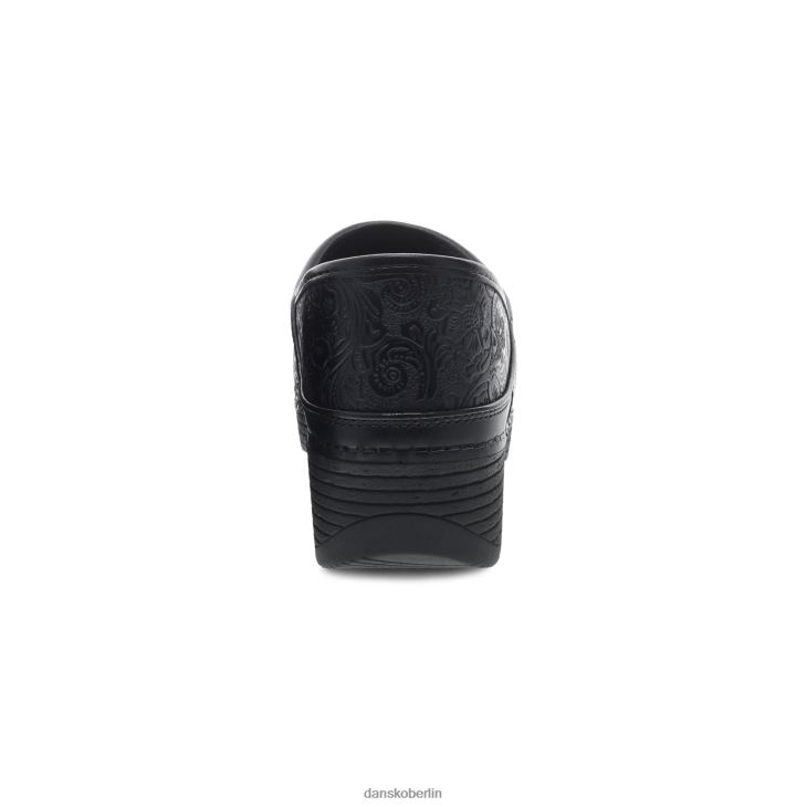 Dansko Frauen Es ist ein Profi schwarze Blumenprägung verstopft L6BV6038