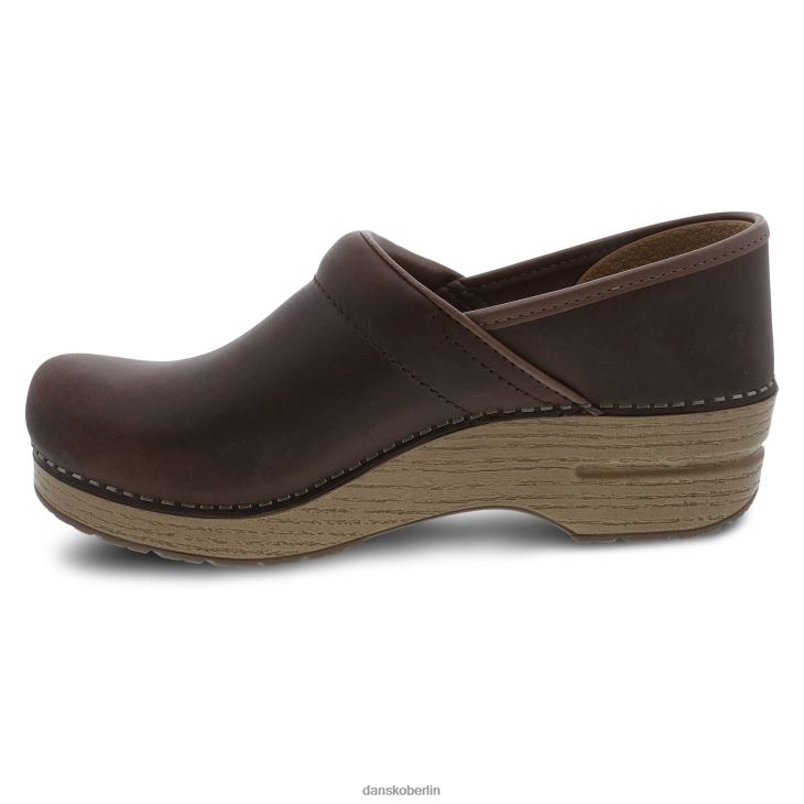 Dansko Frauen Fachmann Braun geölter Pull-up verstopft L6BV6034