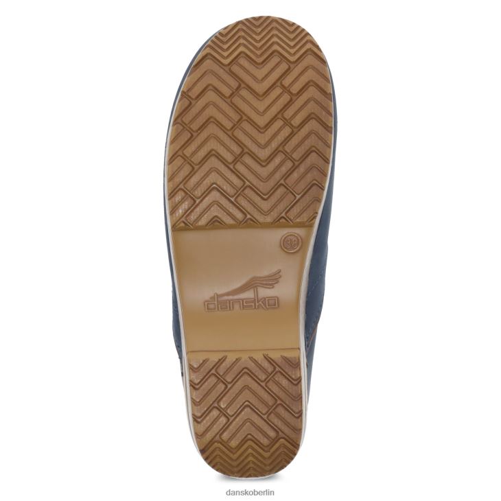 Dansko Frauen Fachmann Denim brüniertes Nubukleder verstopft L6BV6033