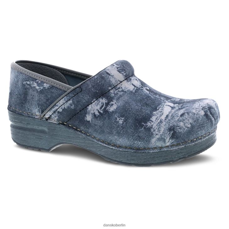 Dansko Frauen Fachmann Jeansleder verstopft L6BV60285
