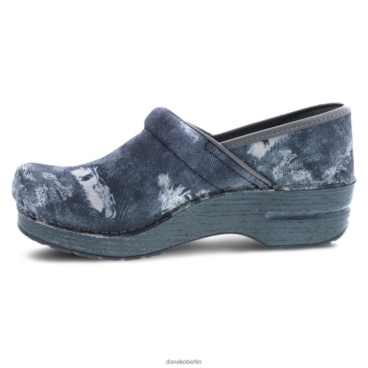 Dansko Frauen Fachmann Jeansleder verstopft L6BV60285