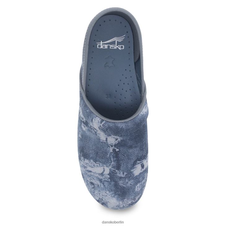 Dansko Frauen Fachmann Jeansleder verstopft L6BV60285
