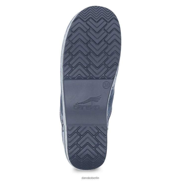 Dansko Frauen Fachmann Jeansleder verstopft L6BV60285