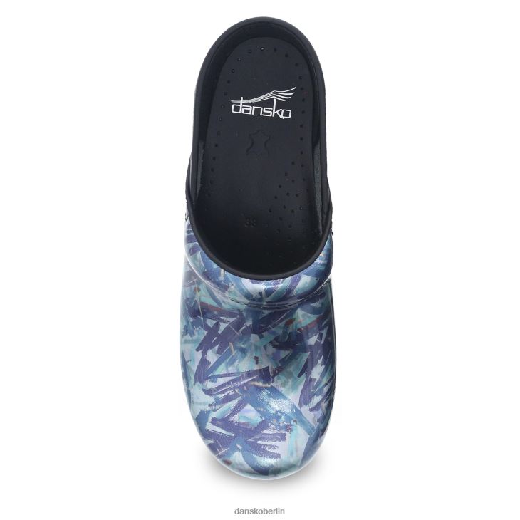 Dansko Frauen Fachmann bemaltes Patent verstopft L6BV6036
