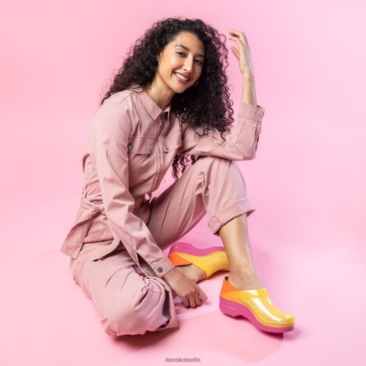 Dansko Frauen Fachmann gelb durchscheinend verstopft L6BV6025