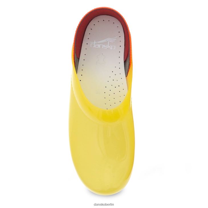 Dansko Frauen Fachmann gelb durchscheinend verstopft L6BV6025